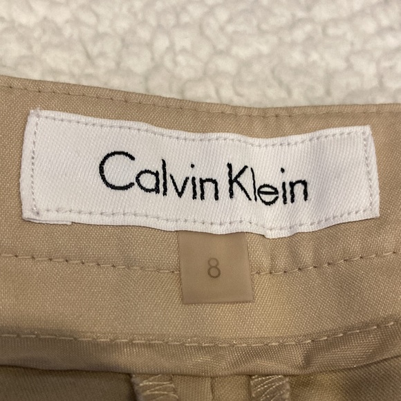 Calvin Klein - Tan , ankle length slacks. - Picture 8 of 9